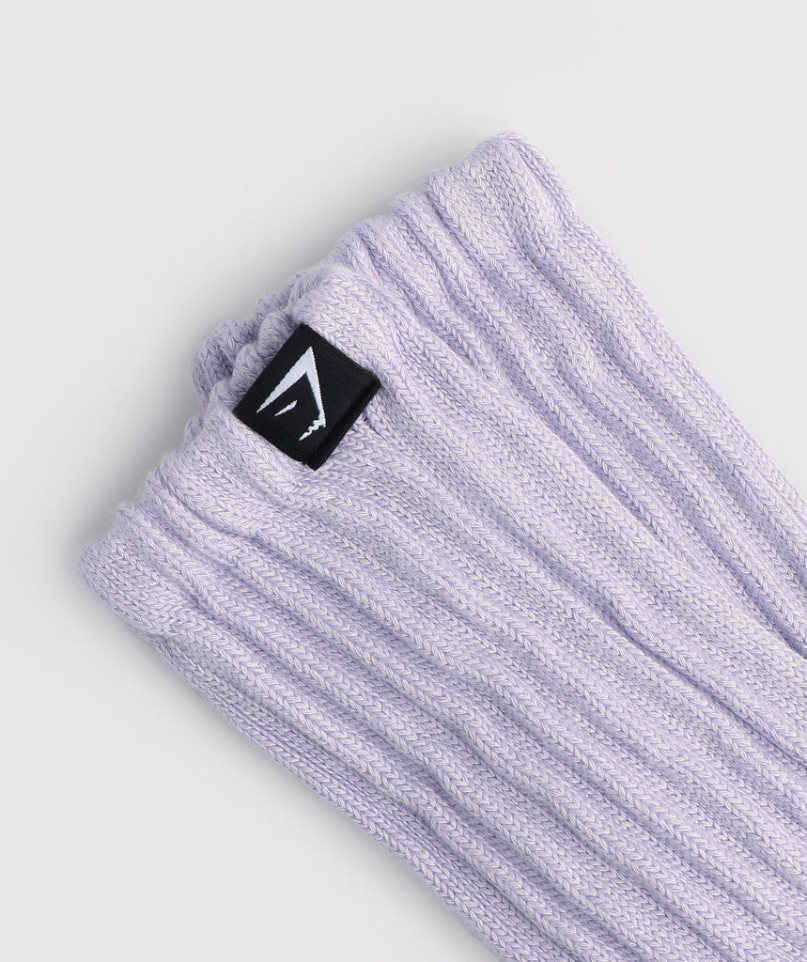 Gymshark Comfy Rest Day Socks Light Purple | NZ 9LDPHB